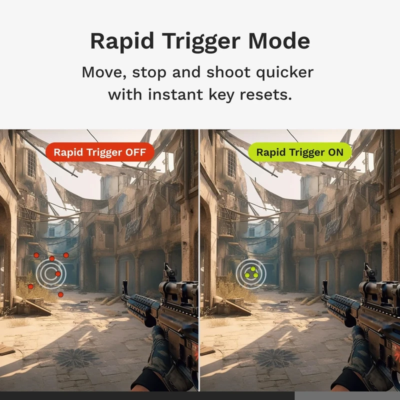 Glorious Gaming GMMK 3 PRO HE: Wireless Keyboard, Rapid Trigger, Hall Effect, Aluminium Housing, 8K Retrieval Rate, Hot-Swap (MX & HE Switch), Adjustable Trigger, TKL 75%, Nordic QWERTY - Black