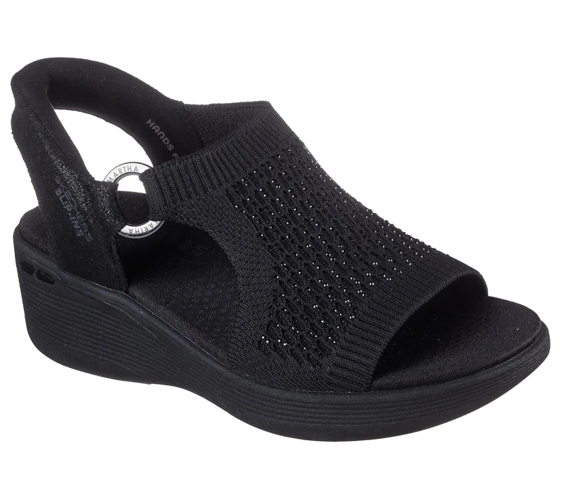 Skechers Slip-ins Martha Stewart: Pier-Lite Park Path Women's Slip On Rhinestone Sandals - Image 1