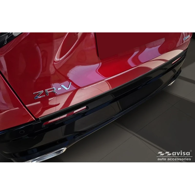 Avisa Matt Black Stainless Steel Rear bumper protector compatible with Honda ZR-V (RZ4) 2023-