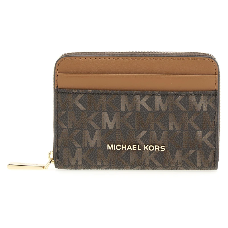 Michael Kors 32T4GJ6Z5B-252 SM ZA COIN CARD CASE Female BRN/ACORN Size One Size