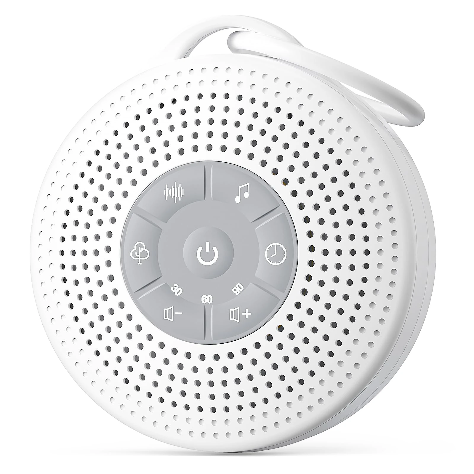 White Noise Machine Baby, Portable White Noise Machine for Adults with 2000mAh Battery, Rain Sound Machine with 21 Soothing Sounds, Sound Therapy with Timer and Volume Adjustment for Sleeping Nursery