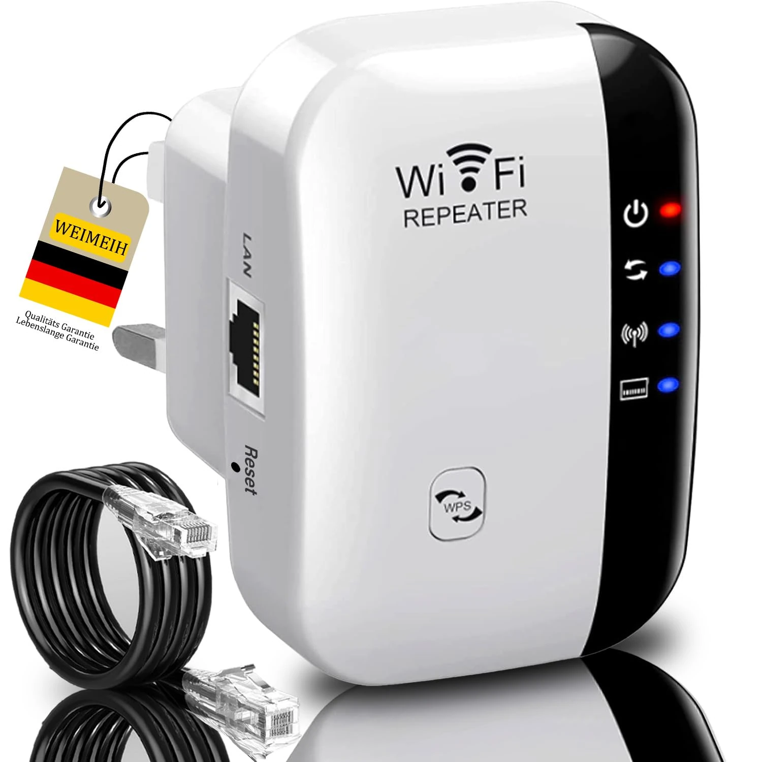 2025 Newest WiFi Extender Booster,WiFi Repeater, WiFi Extender,Covers Up to 4000 Sq.ft and 40 Devices,WiFi Booster Range Extender with Ethernet Port,Quick Setup,UK plug Home Wireless Signal Booster