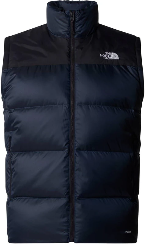 The North Face Men's Diablo Down Vest, Shady Blue Black Heathe, XL