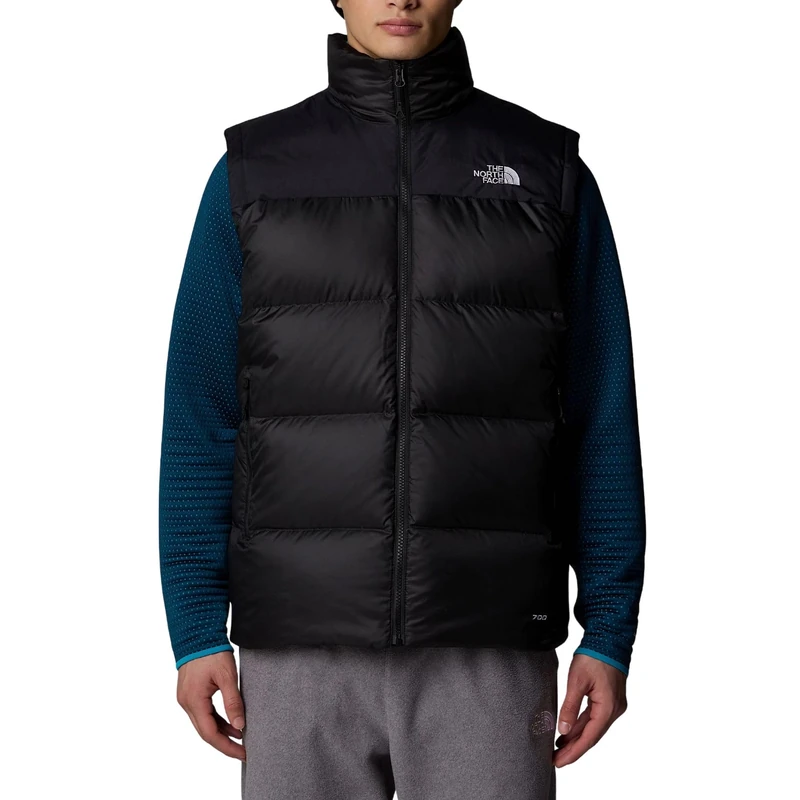 The North Face Men's Diablo Down Vest, Tnf Black Heather/Tnf Blk, XXL