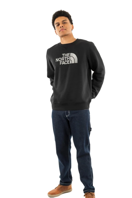 The North Face Men's Drew Peak Crew Sweatshirt, Tnf Black, L