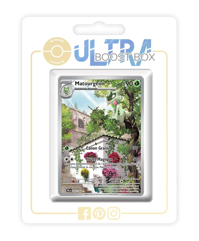 Matourgeon (Floragato) 197/193 Alternative Shiny Pokémon Gallery - my-booster X Écarlate et Violet 02 Évolutions à Paldea - Box of 10 Pokemon French Cards