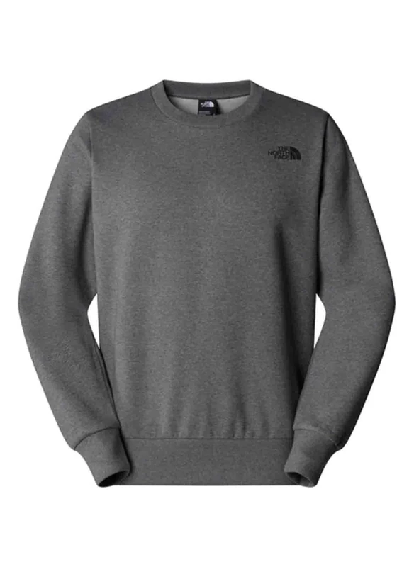 The North Face Men's Simple Dome Crew Sweatshirt, Tnf Medium Grey Heather, S