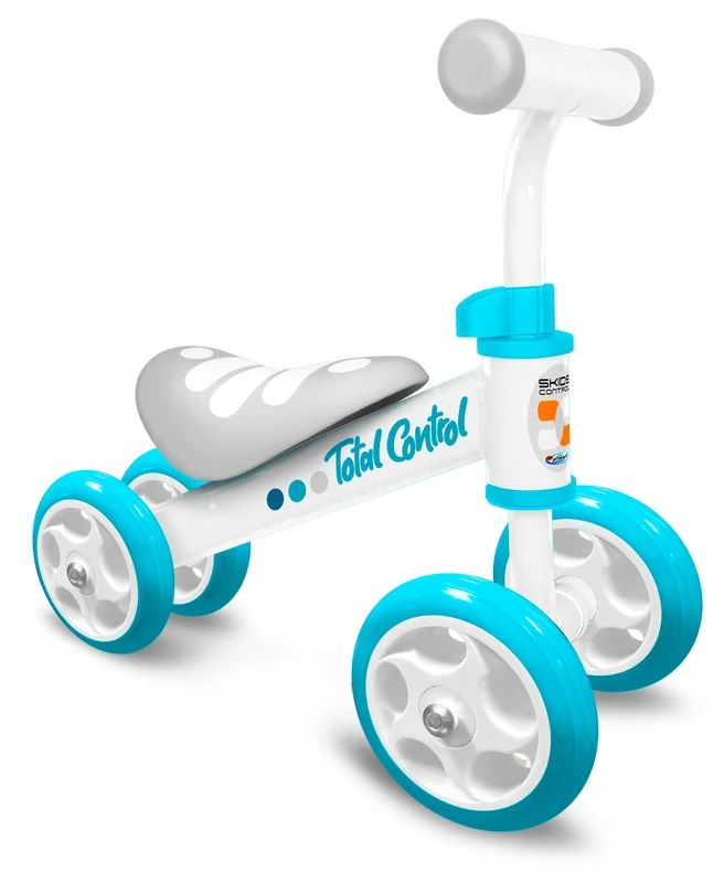 STAMP Four Wheels Baby Walker SKIDS Control Youth Unisex, Blue