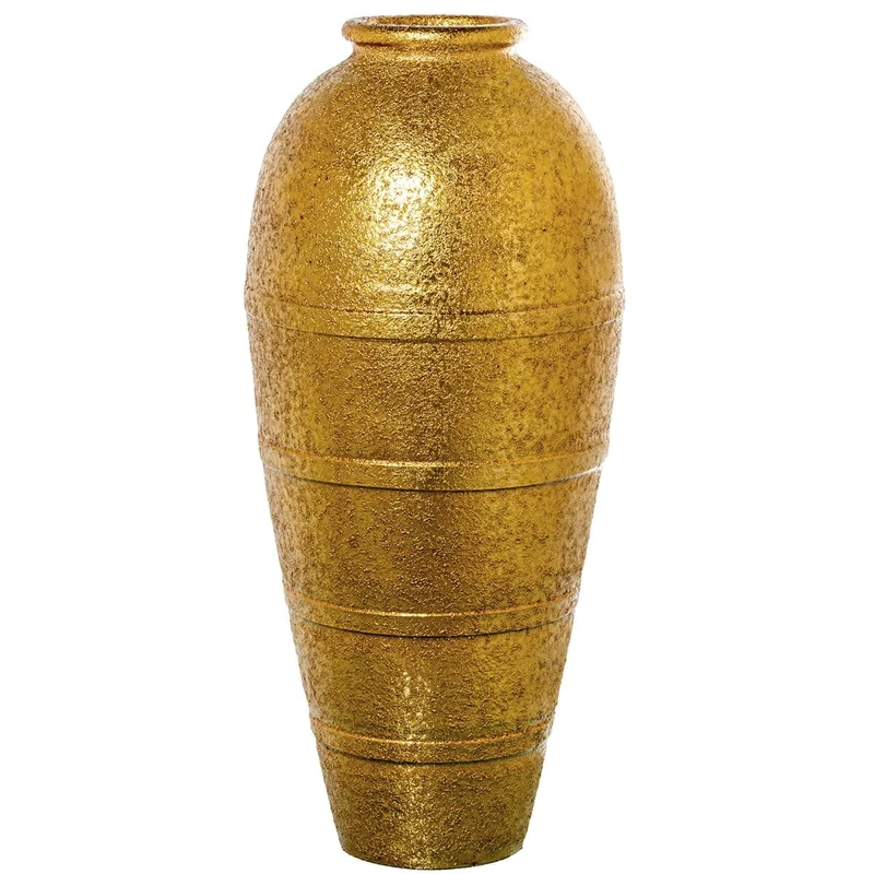 Alexandra House Living Golden Vase Ceramic 34 x 80 cm