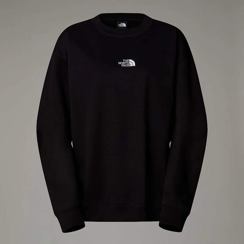 The North Face Women's Essential Crew Sweatshirt, Tnf Black, XXL