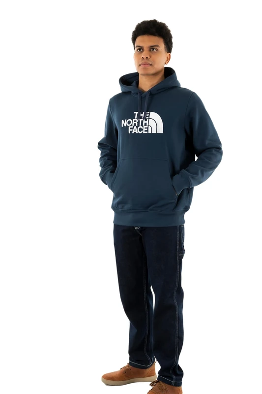 The North Face Men's Drew Peak Pullover Hooded Sweatshirt, Summit Navy, L