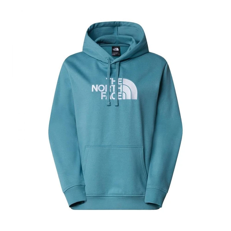 The North Face Women's Drew Peak Pullover Hooded Sweatshirt, Algae Blue, M