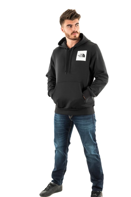The North Face Men's Fine Hooded Sweatshirt, Tnf Black, L