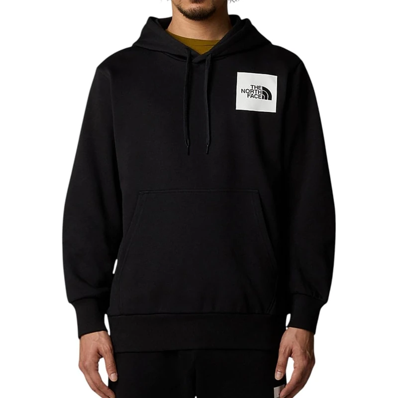 The North Face Men's Fine Hooded Sweatshirt, Tnf Black, XXL