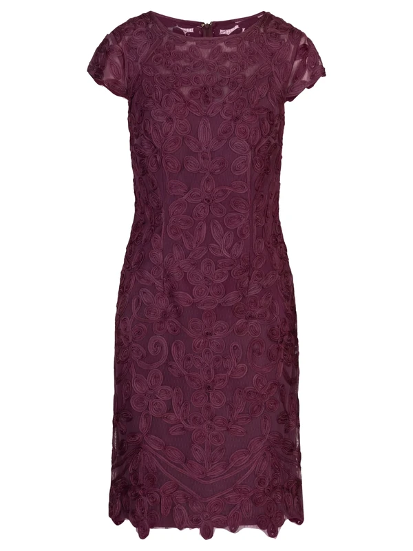 APART Fashion Women's Cocktailkleid Cocktail Dress, Plum, 8