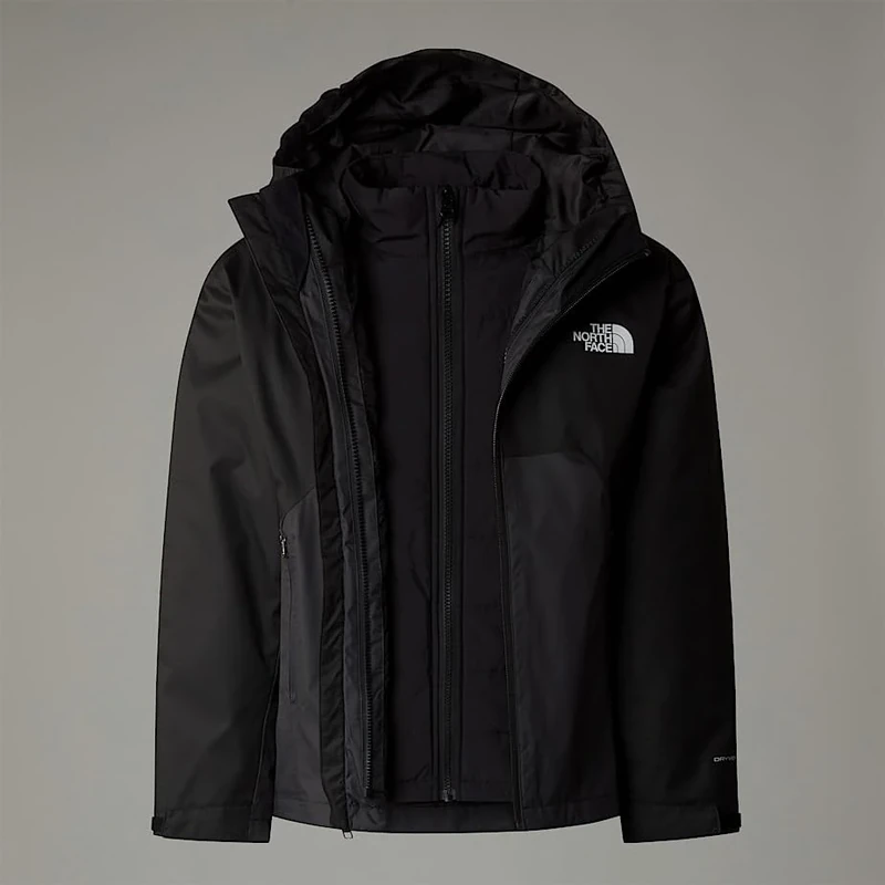 The North Face Unisex Triclimate Synthetic Jacket, Tnf Black, 7-8 Years