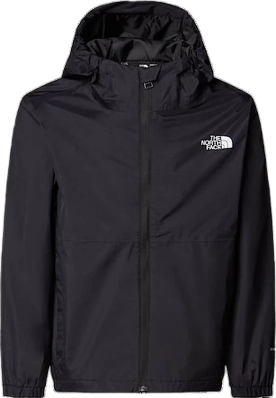 The North Face Kids Rain Zip-In Rain Jacket, Tnf Black, 7-8 Years