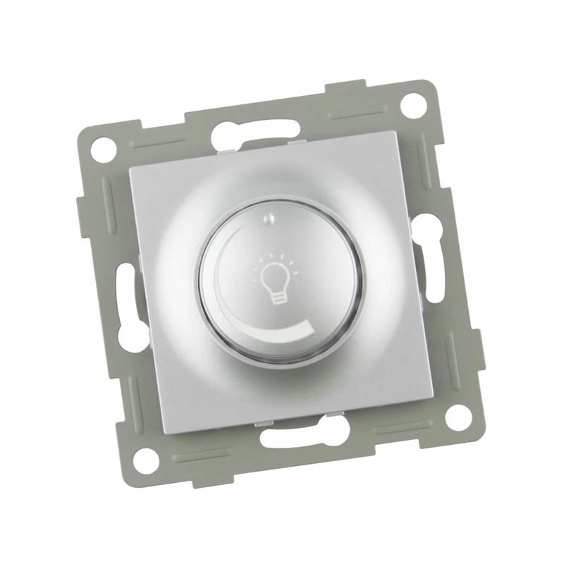 S-EMPOT TITANIUM LED DIMMER: Control the lighting of your space with elegance and efficiency. Its titanium design and LED technology ensure optimal and long-lasting performance. - Image 1