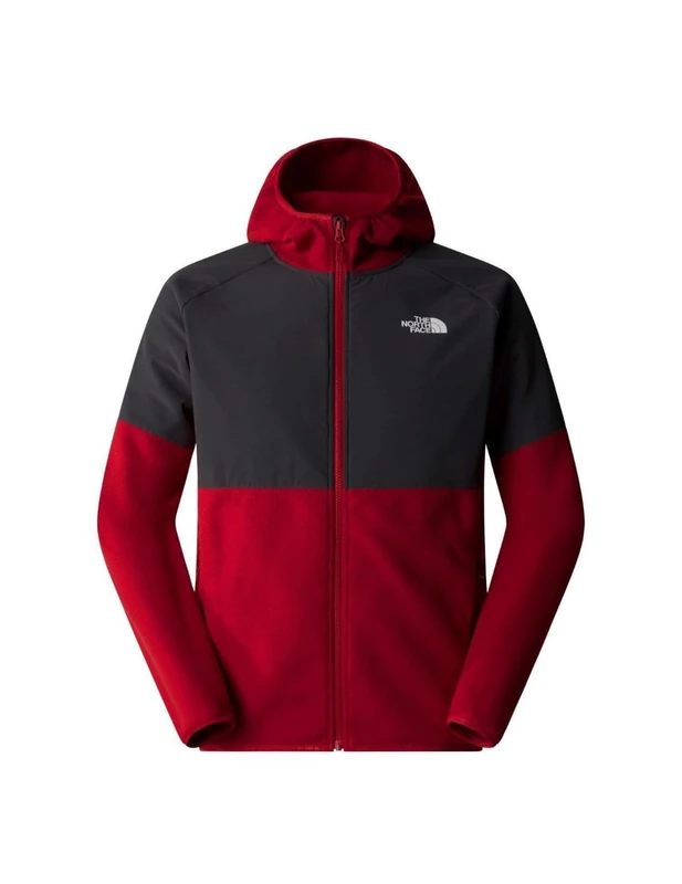 The North Face Men's Glacier Heavyweight Full Zip Hd Fleece Jackets, Moss Green/Asphalt Grey, XL