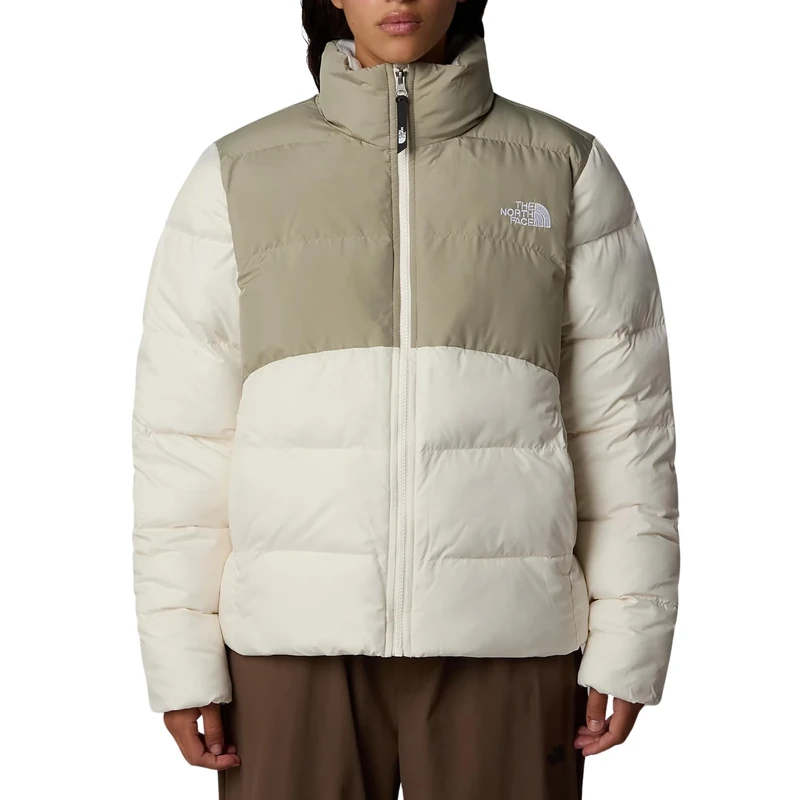 The North Face Women's Saikuru Jacket, White Dune/Clay Grey, XL