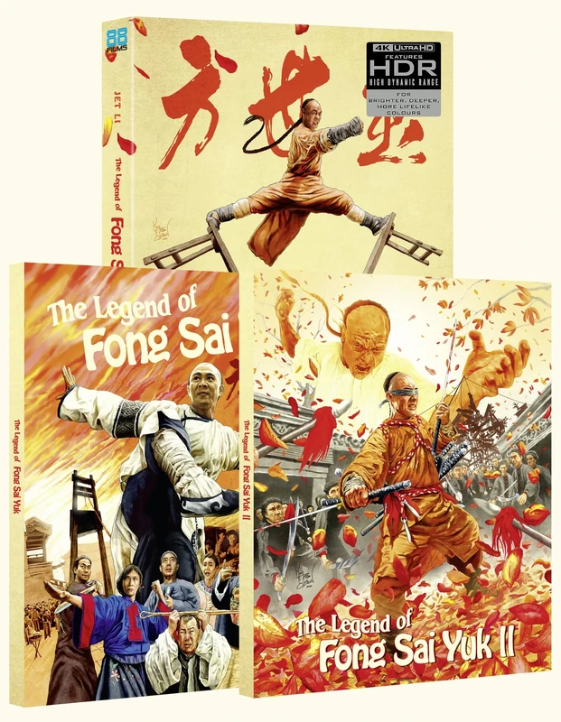 The Legend Of Fong Sai Yuk 1 & 2 - Deluxe Limited Edition 4K UHD [Blu-ray] [Region A & B & C]