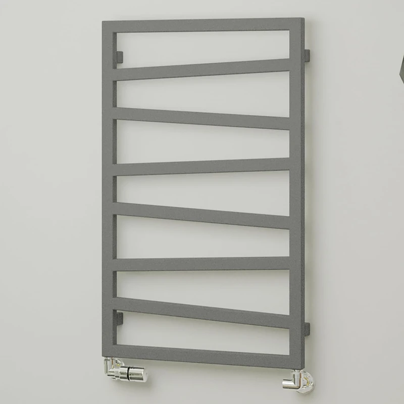 Terma Towel Rail (Cen./Heating), Steel, Salt n Pepper, 835h x 500w [1091 BTUs t50] - Image 1