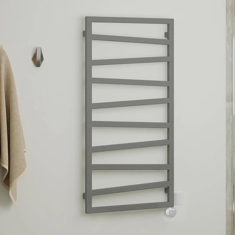 Terma Electric Towel Rail, Steel, Salt n Pepper, 660h x 500w (mm) [300w]