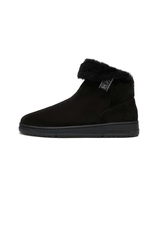 Candice Cooper Suede Ankle Boots, Black, 6 UK