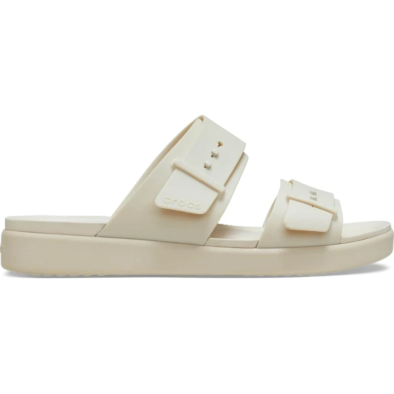Crocs Women Sandal,Brooklyn Buckle Low,Sandstone,4 UK Women
