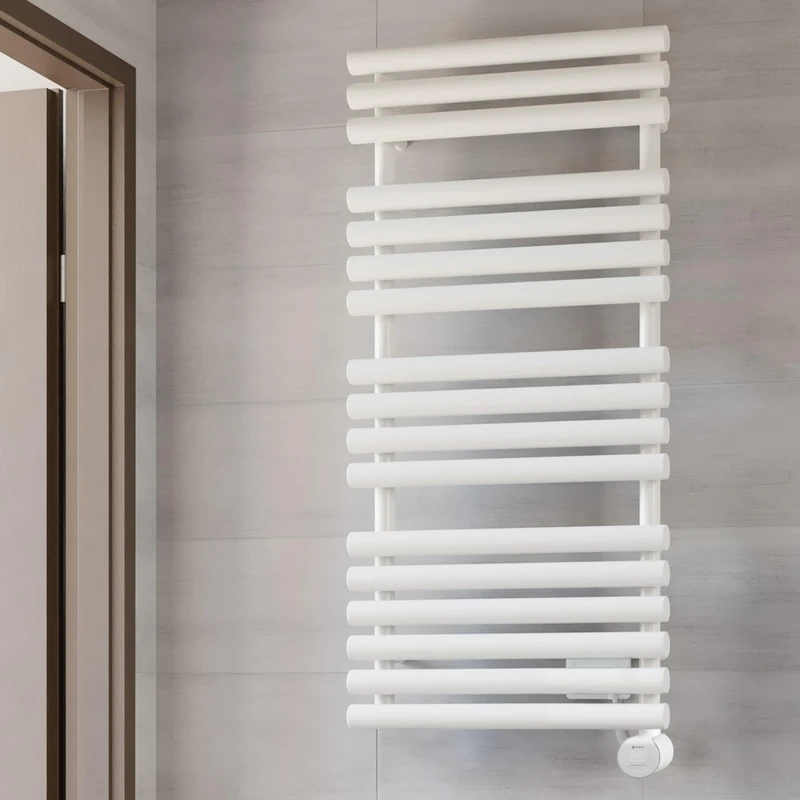 Terma Electric Towel Rail, Steel, White RAL 9016, 1085h x 520w