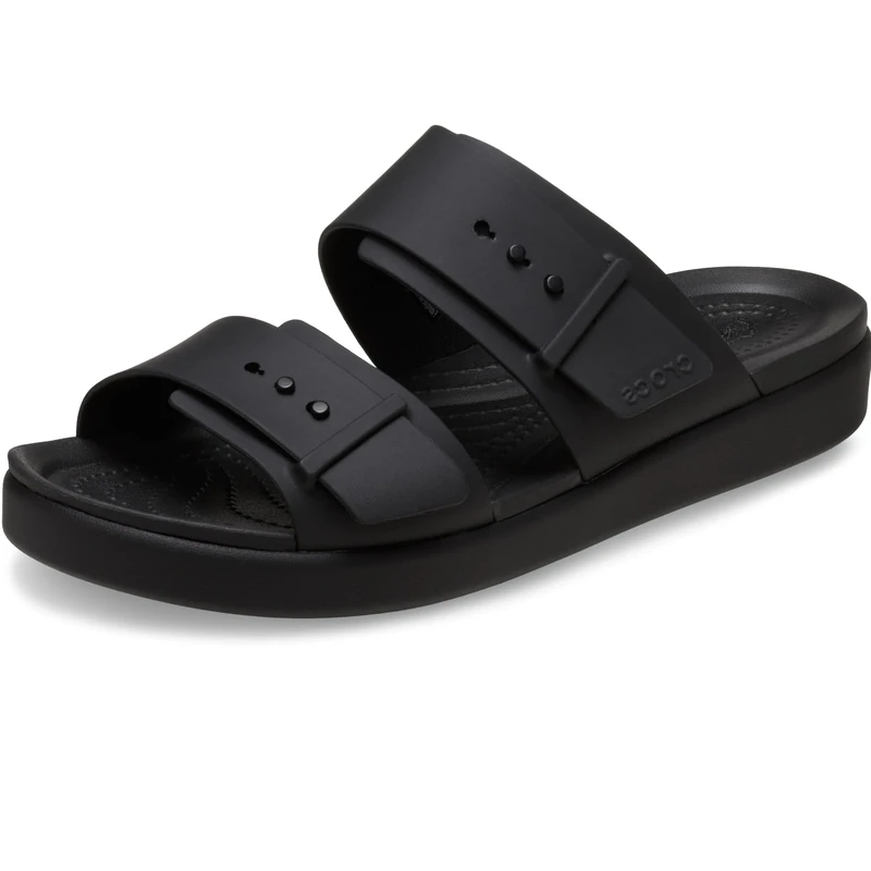 Crocs Women Sandal,Brooklyn Buckle Low,Black,5 UK Women