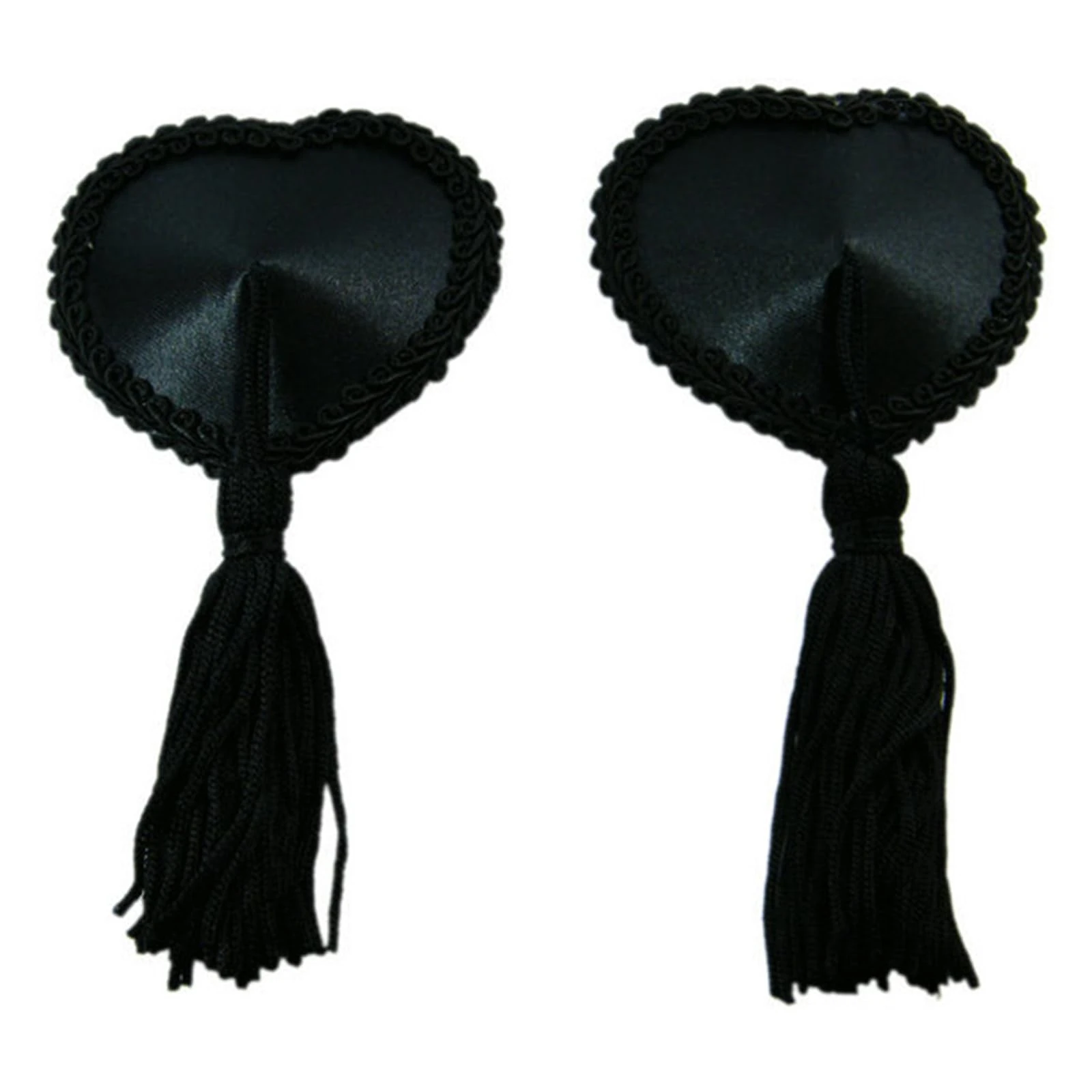 Meiliyizu Women Sequins Tassels Bowknot Nipple Reusable Adhesive Pasties Club Party Sparkling Breast Sticky Bras Pad