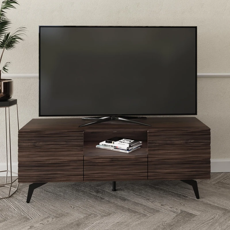 GFW TV Stand, Walnut, One Size