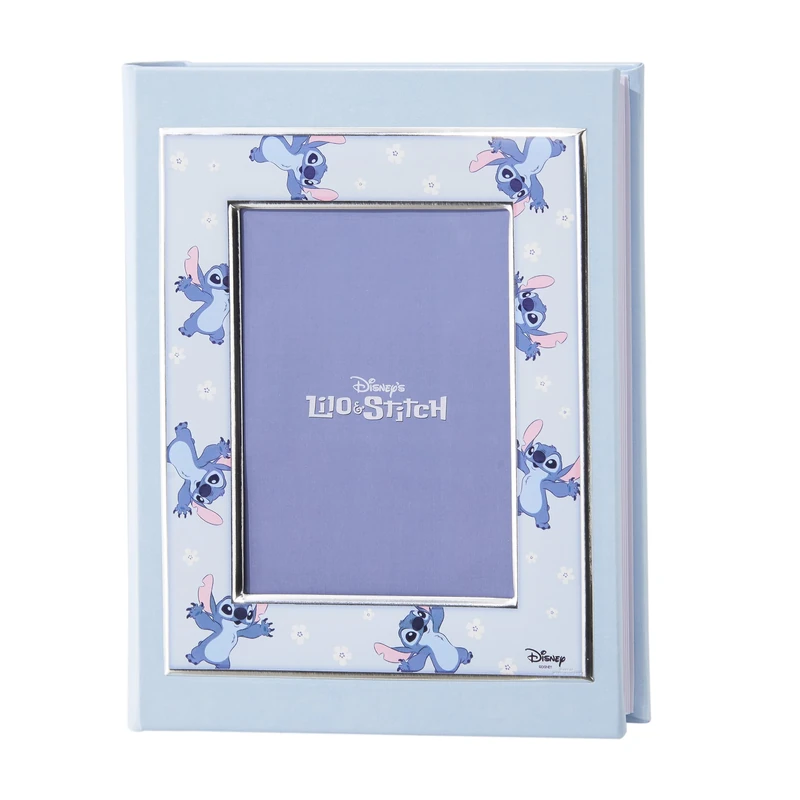 Disney Baby -Stitch & Angel Photo Album for Baby Christening or Birthday Gift