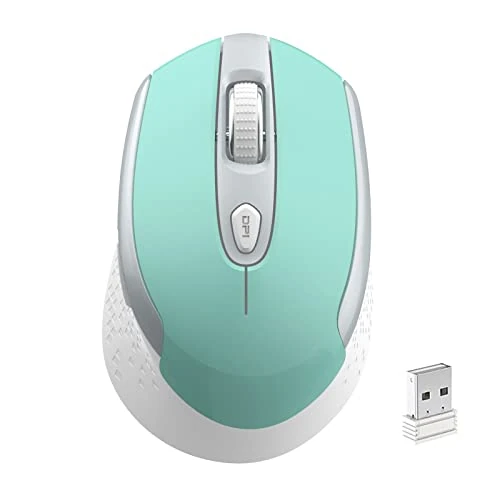 Wireless Mouse for Laptop, Computer Mouse, 2.4G Portable Silent Mouse, Plug & Play, Ergonomic Optical Mouse for Deskbtop, MacBook, PC