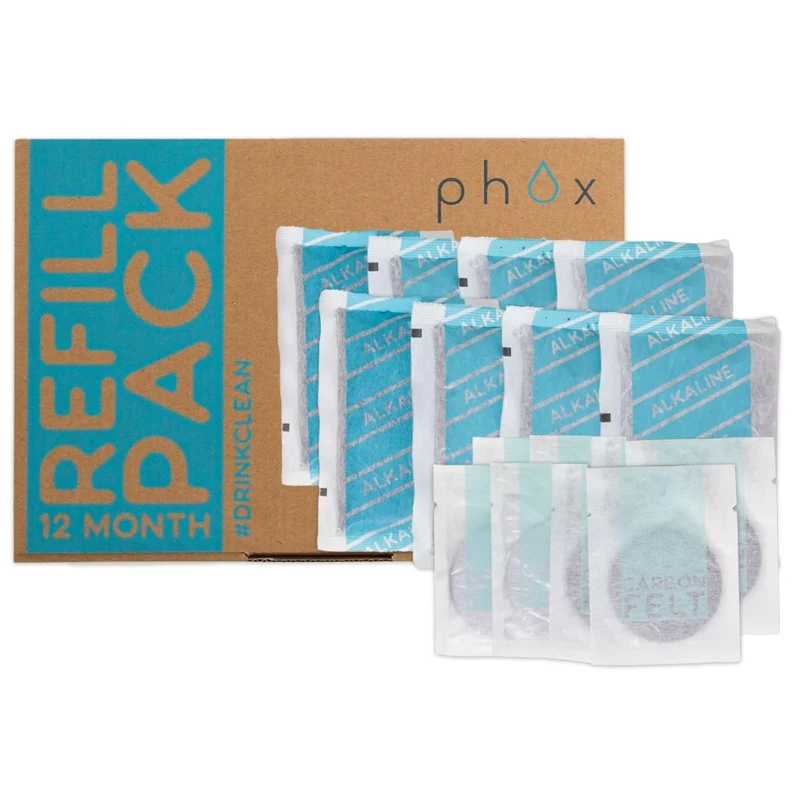 Phox Refill Pack for Phox Filters - 12 Month Supply (Alkaline)