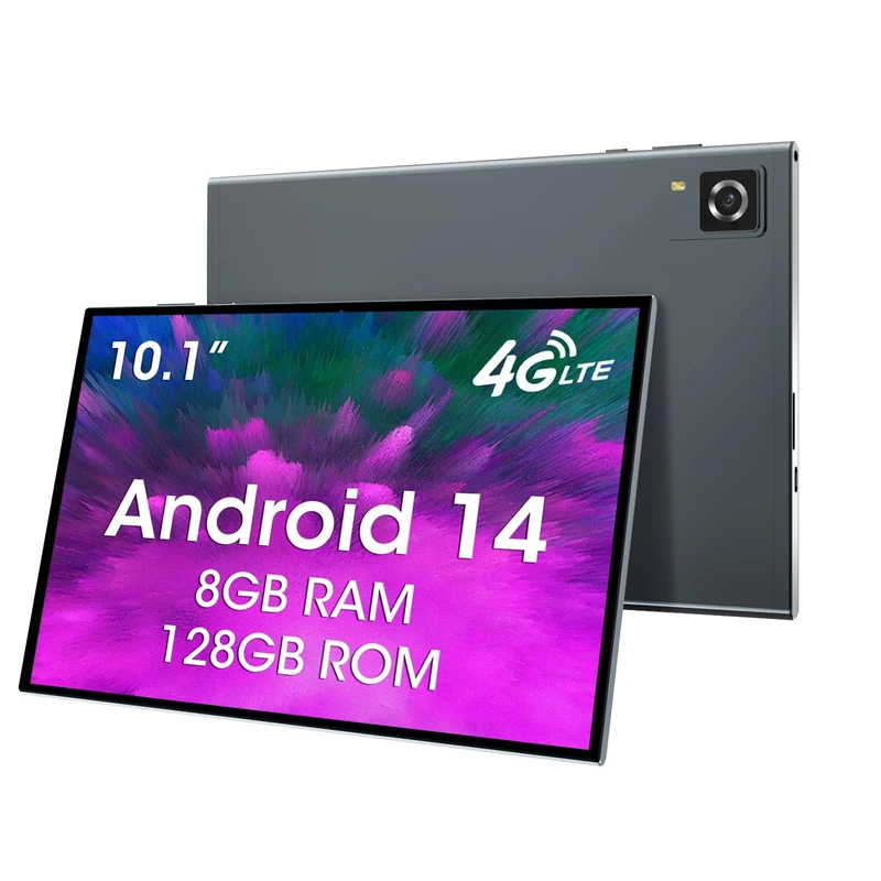 CWOWDEFU 10" Tablet - 8GB RAM, 128GB, 4G LTE, Dual SIM, 6000mAh