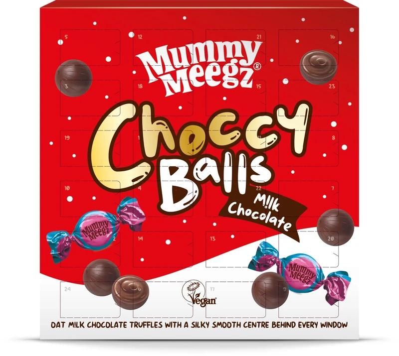 Mummy Meegz - Vegan Choccy Balls Advent Calendar - 288g x 1