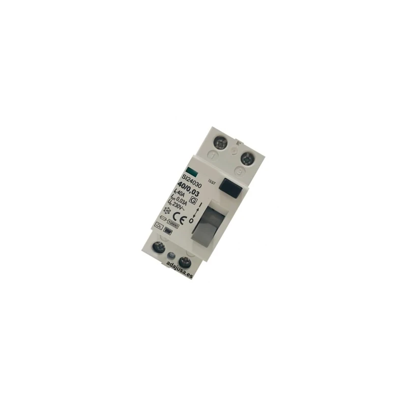Zarivy Differential Switch 1P+N 40A 30mA 6kA, Electrical Protection in installations, Prevents discharges and Short Circuits.