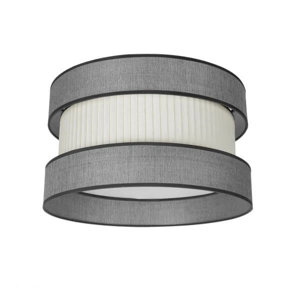 Home M10 Pendant Light in Elegant Grey Beige Dimensions 50 x 50 cm and 25 cm Height. Includes Diffuser for Soft and Cosy Lighting. Ideal for Any Modern Room.