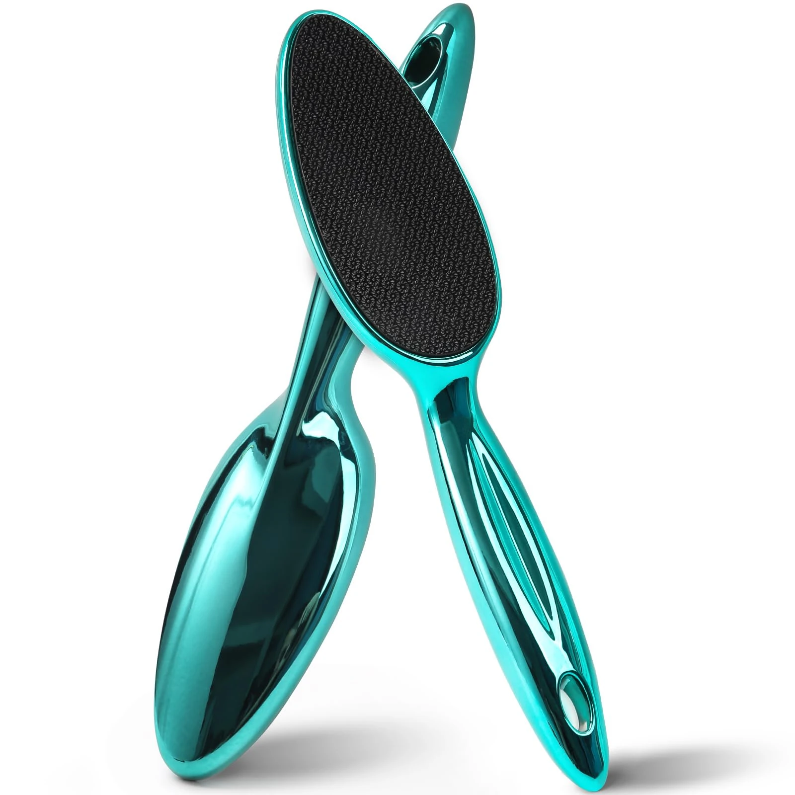 HovuuTuig Nano Glass Foot File, Gentle and Highly Effective Callus Remover for Feet, Hard and Dead Skin Remover Foot for Home Foot Spa Foot Care (Metallic Green)