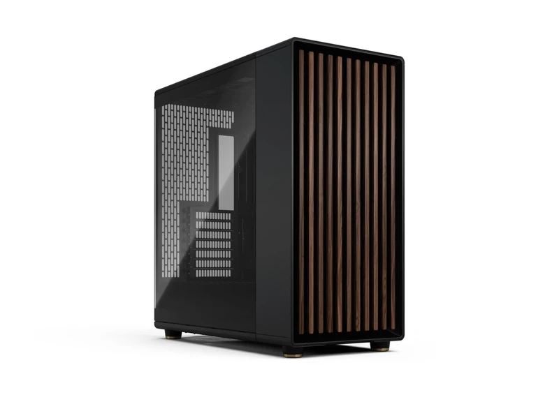 Fractal Design North XL RC Charcoal Black TG Dark - Reverse Connection Motherboard Compatible - three 140mm Aspect PWM fans included- Type C USB - ATX airflow full tower PC gaming case