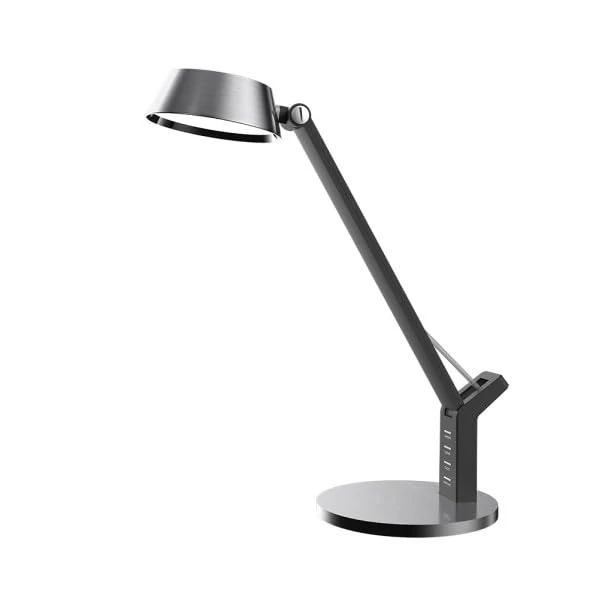 Zarivy Flexo Goya in Nickel and Black, with 8W and 590lm. Adjustable Style in 3000K, 4000K and 6500K. Includes USB Port and Touch Control. Dimensions: 40.5 x 17 x 31.5 cm. Ideal for Any Space.