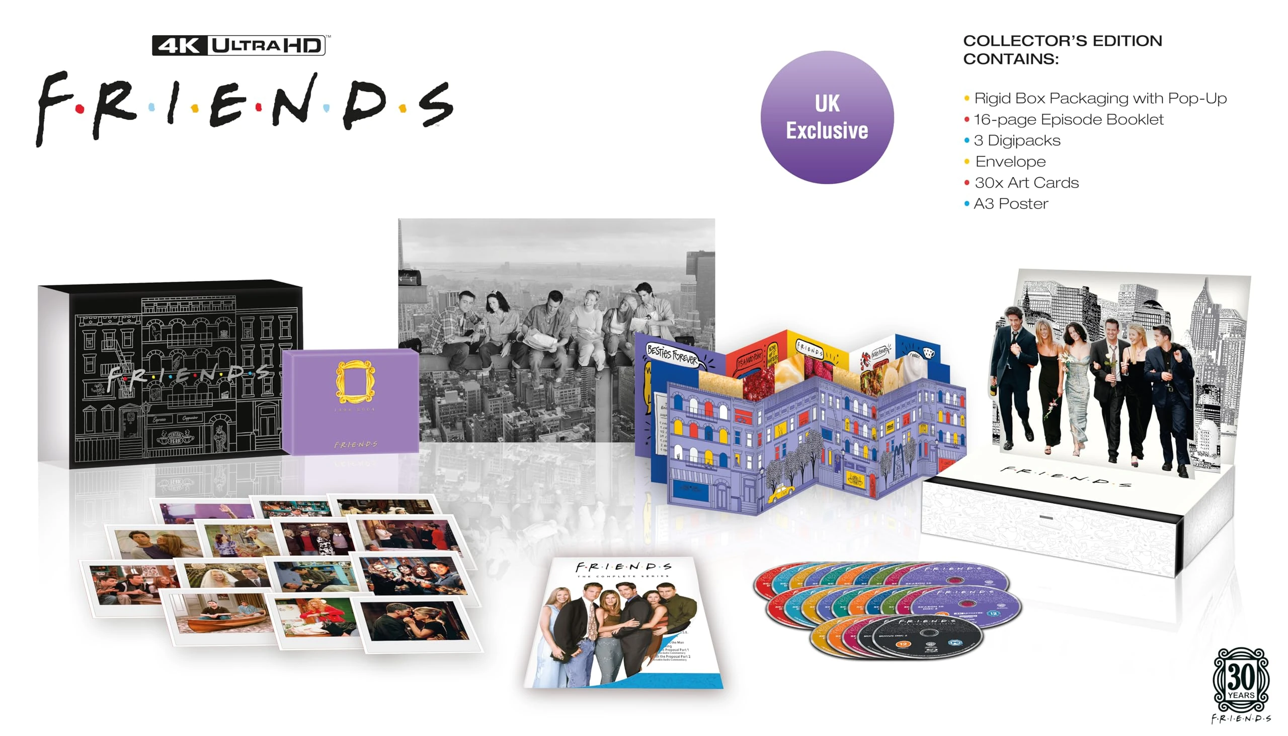 Friends: Complete Series Collector's Edition [UK Exclusive] [4K Ultra HD] [2024]