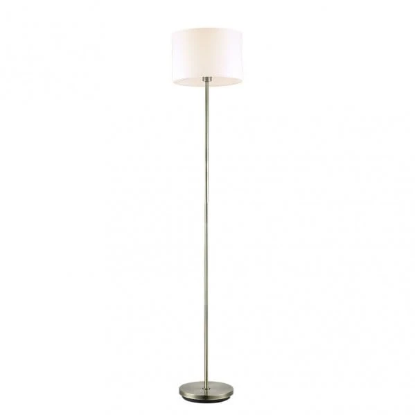Zarivy Living Room Foot with Leather Base, Beige Shade, Dimensions 170x35x35 cm, Ideal for Decorative Lighting and Atmosphere of Spaces.
