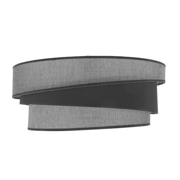 Hanging lampshade 50x40x22 cm in Grey with Diffuser, Ideal for Indoor Decorative Lighting.