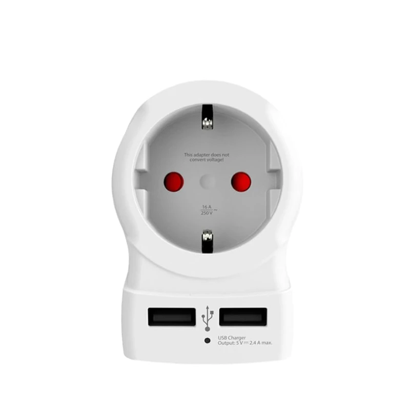 Zarivy Euro to UK USB Adapter: Turn Your European Charger into a Compatible one.Ideal for Travel, Compact and Easy to use.Guaranteed Hassle-Free connectivity.