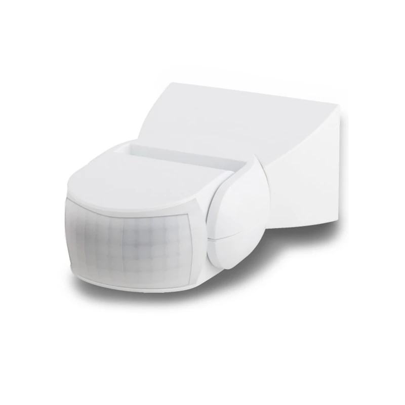 Zarivy Infrared Motion Detector, Wall Installation, IP65 Rated, for Security and Lighting Automation.