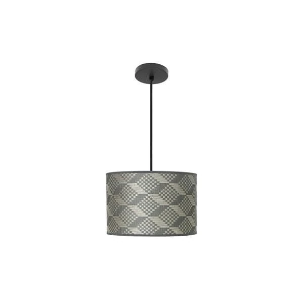 Zarivy Fashion Pendant 1xE27 in Black and Grey, Dimensions 30x30 cm, Ideal for Modern Decorations and Elegant Settings.