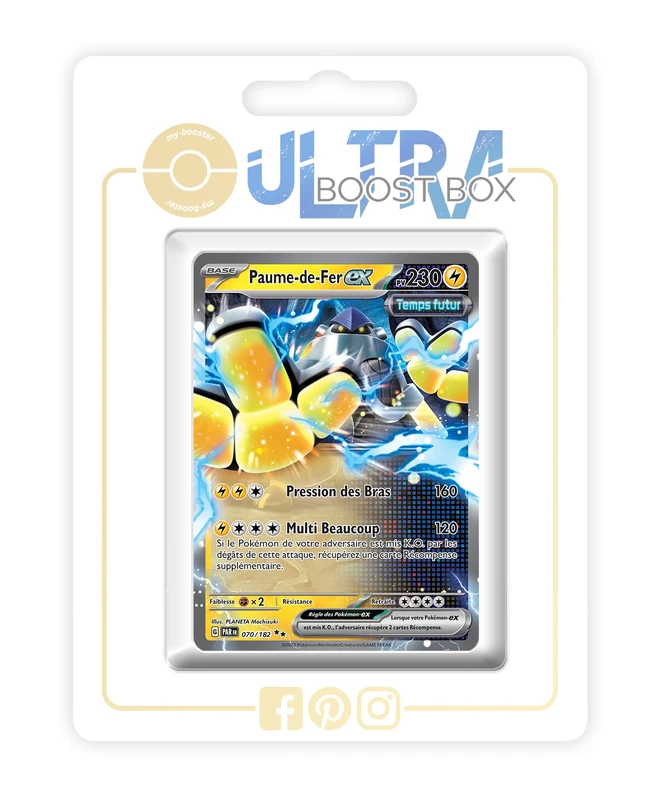 my-booster Paume-de-Fer ex 070/182 Pokemon Card Box of 10